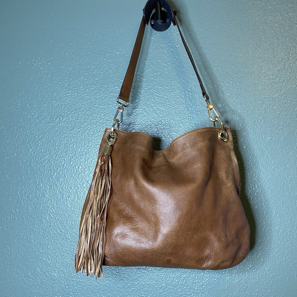 Kelly-Tooke Harley Tassel‎ Hobo Leather  Shoulder Bag
